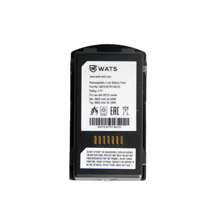 Аккумуляторная батарея WATS для ТСД Zebra MC32/MC33 6800 мА/ч