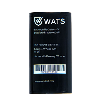 Аккумуляторная батарея WATS для ТСД Chainway C61 6700 mAh (в рукоятку)