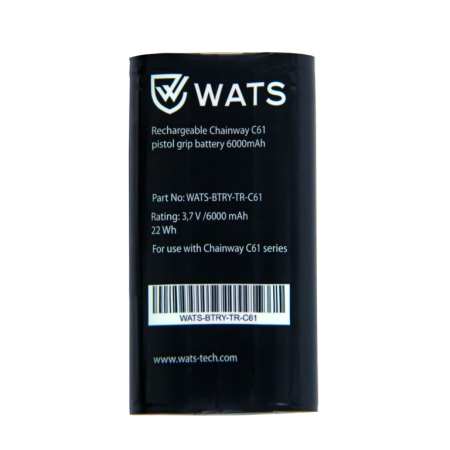 Аккумуляторная батарея WATS для ТСД Chainway C61 6700 mAh (в рукоятку)