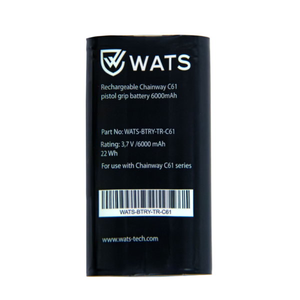 Аккумуляторная батарея WATS для ТСД Chainway C61 6700 mAh (в рукоятку)